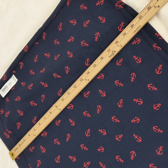 NEW  Old Navy Anchor Print Knit Stretch Pull On Pencil Skirt - Picture 3 of 8